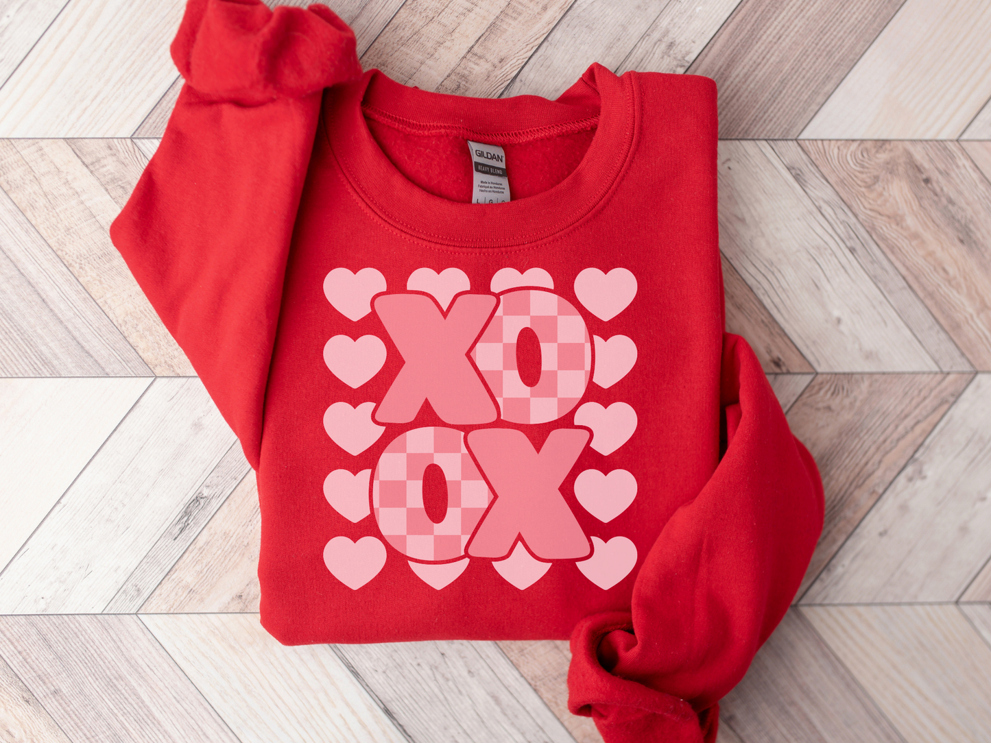 Valentine's Day XO Heart Sweatshirt