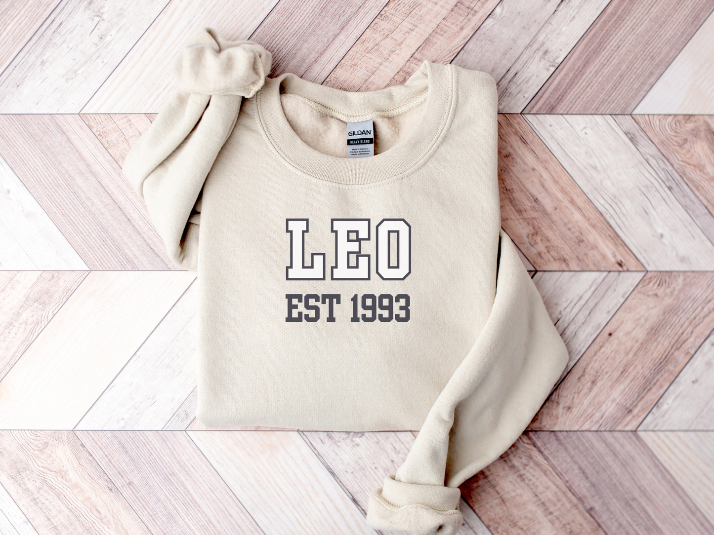 Personalized Leo Birth Year Sweatshirt