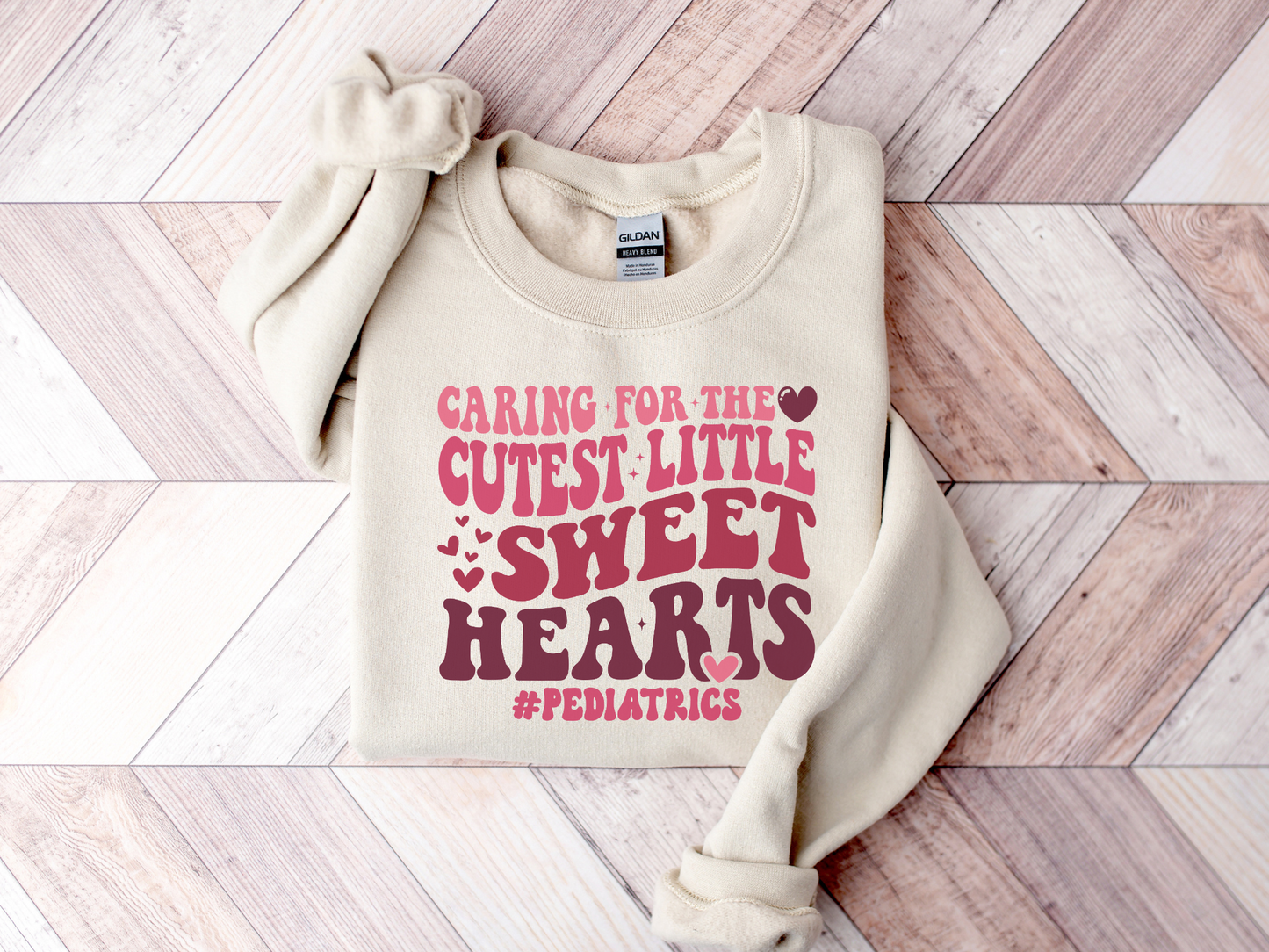 Valentine's Day Peds Nurse Sweatshirt