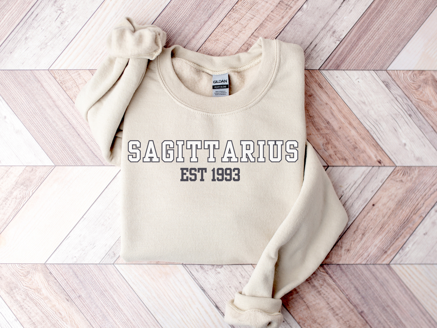 Personalized Sagittarius Birth Year Sweatshirt