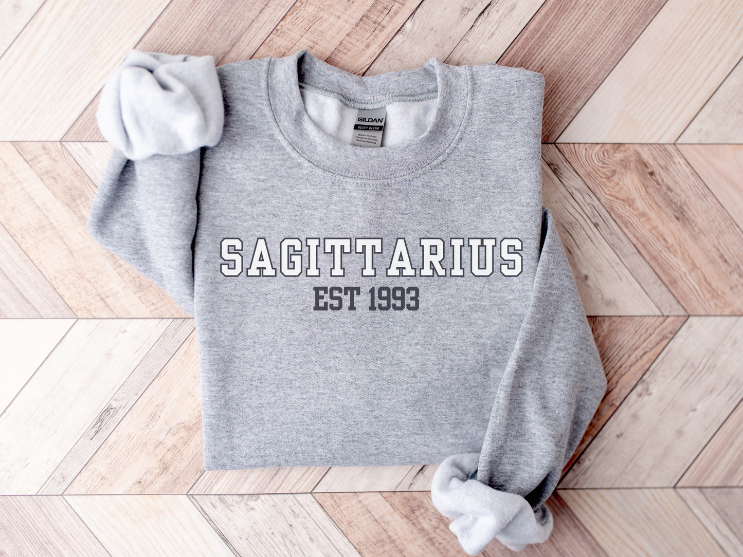 Personalized Sagittarius Birth Year Sweatshirt