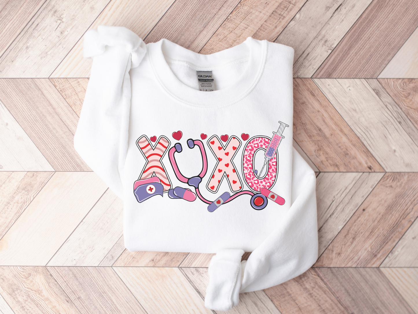 Valentine's Day Nurse XOXO Sweatshirt