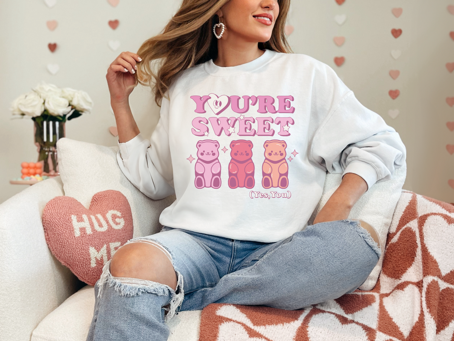 Valentine's Day You're Sweet Bears Sweatshirt