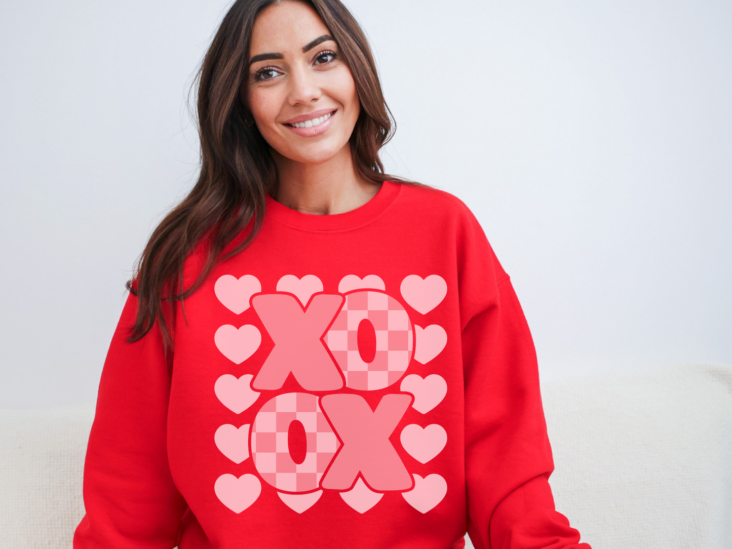 Valentine's Day XO Heart Sweatshirt