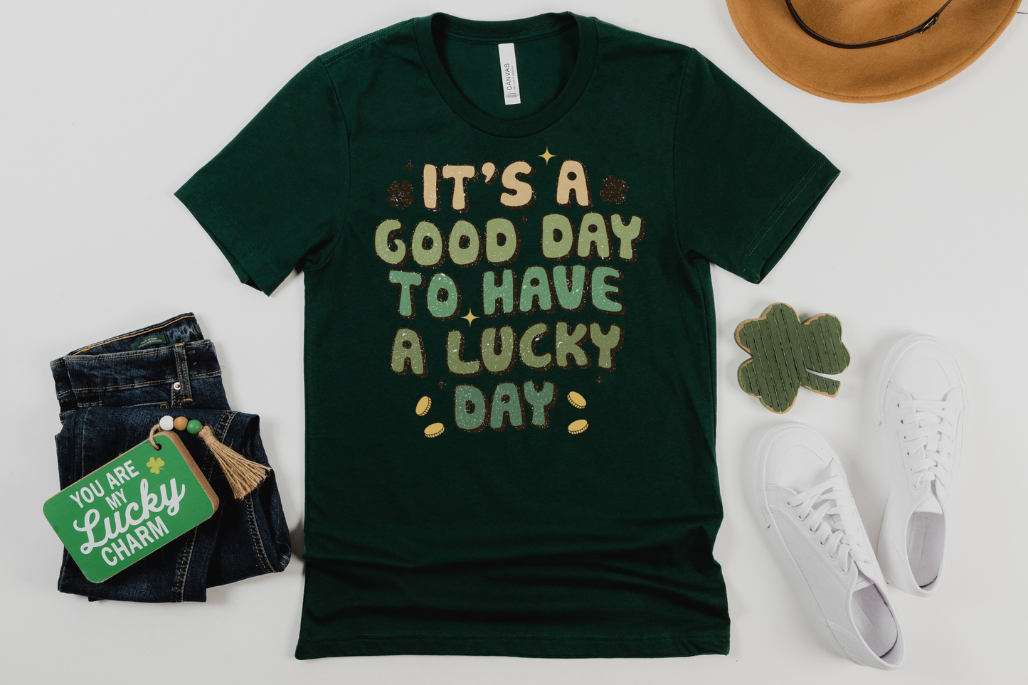 St Patrick's Day Good Day to Have a Lucky Day Graphic Tee
