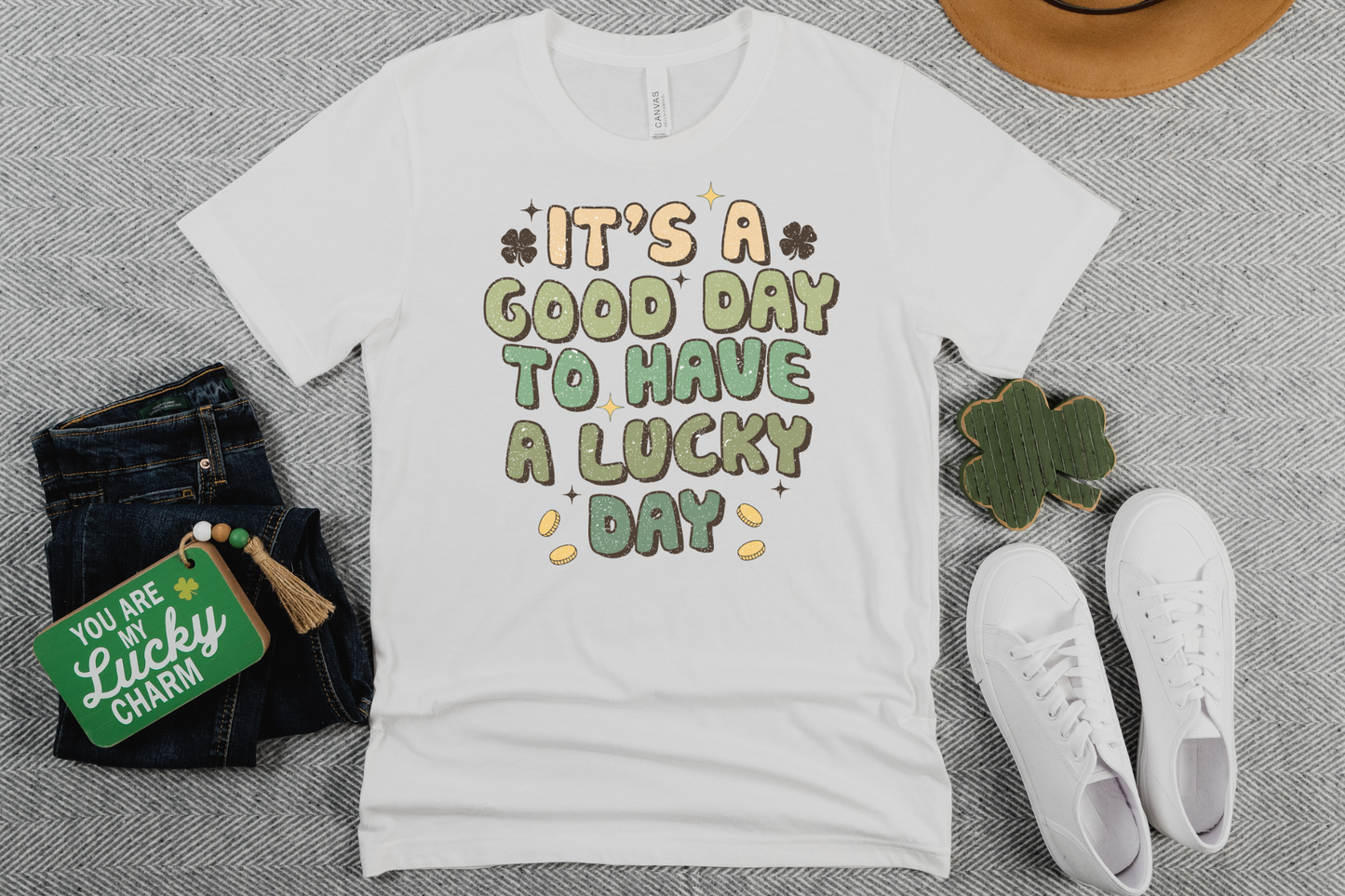 St Patrick's Day Good Day to Have a Lucky Day Graphic Tee