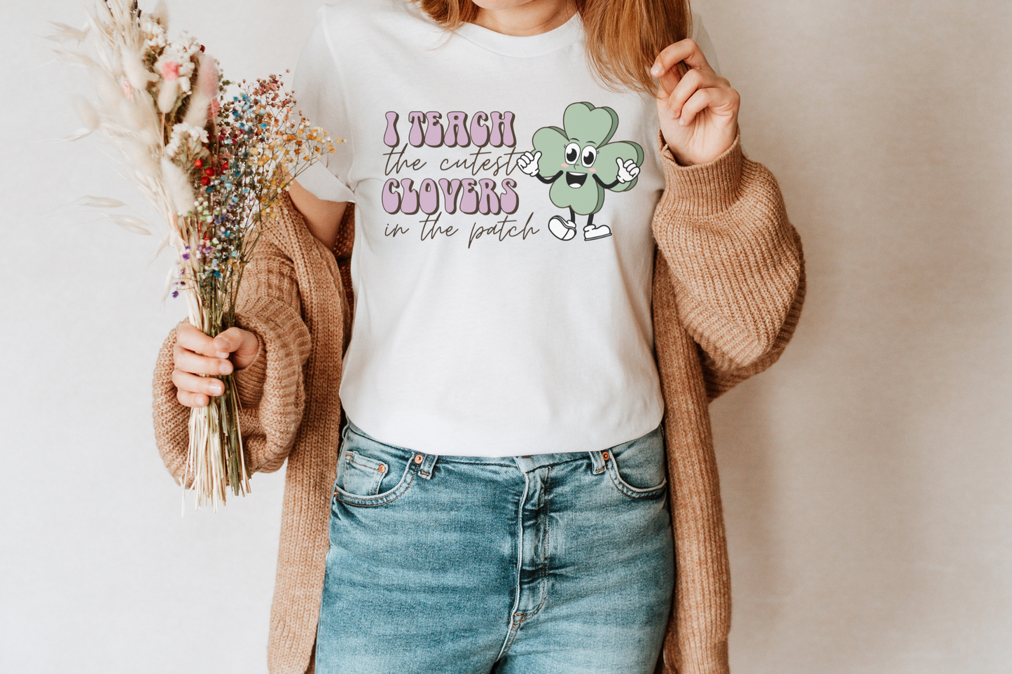 St Patrick's Day Cutest Clovers Teacher Graphic Tee