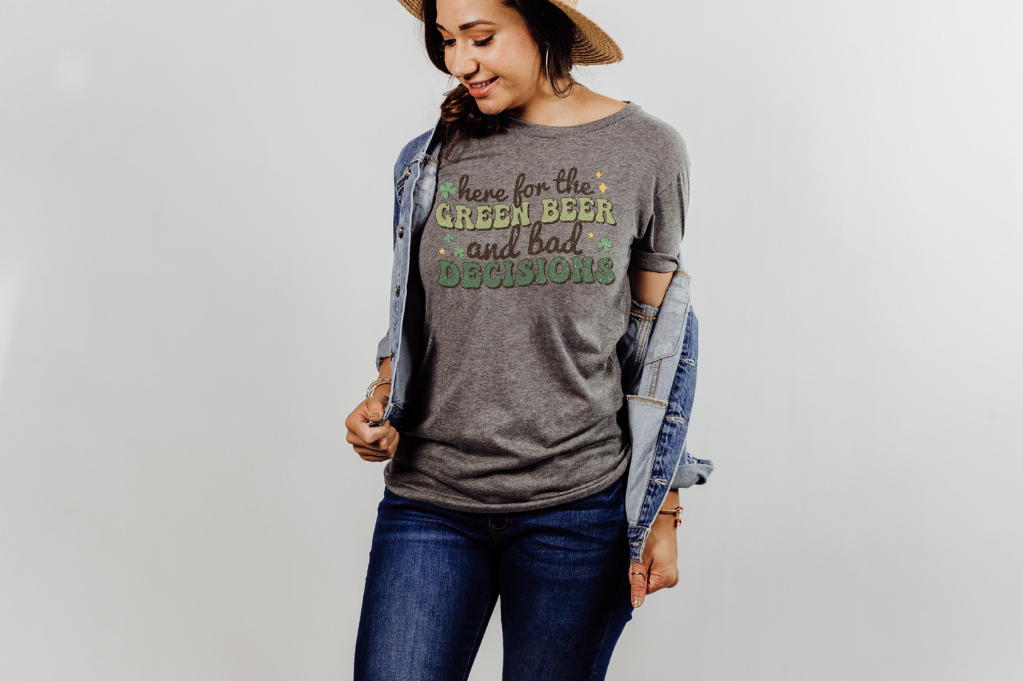 St Patrick's Day Beer and Bad Decisions Graphic Tee