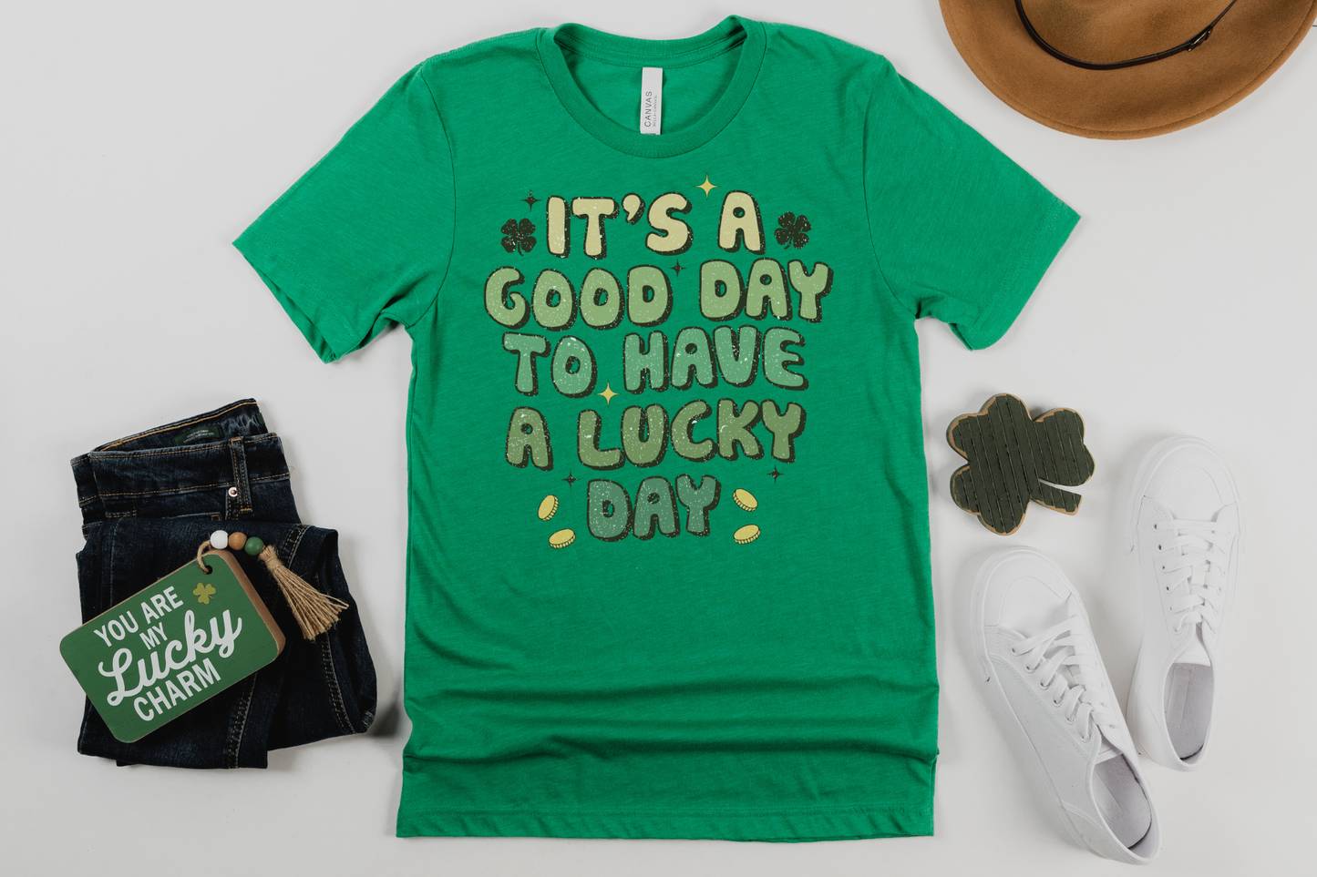 St Patrick's Day Good Day to Have a Lucky Day Graphic Tee