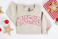 Christmas Pink Varsity Nurse Sweatshirt