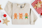 Christmas Cute Gingerbread Men Sweatshirt