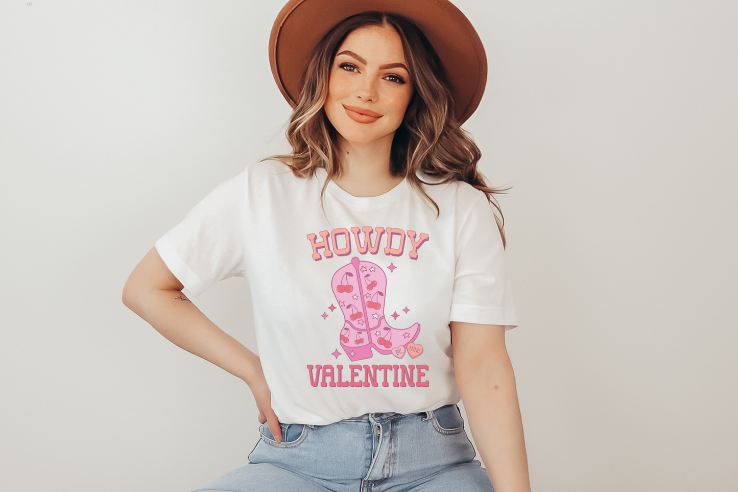 Valentine's Day Howdy Valentine Graphic Tee