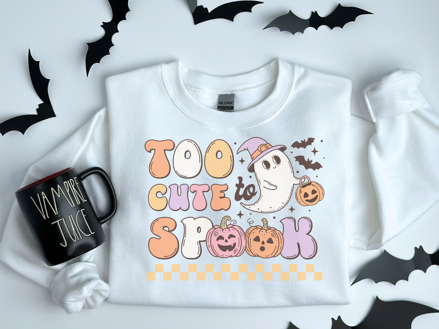 Halloween Too Cute to Spook Sweatshirt