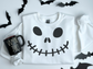 Halloween Stitched Face Sweatshirt