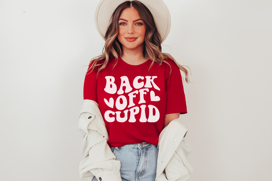 Valentine's Day Back Off Cupid Graphic Tee