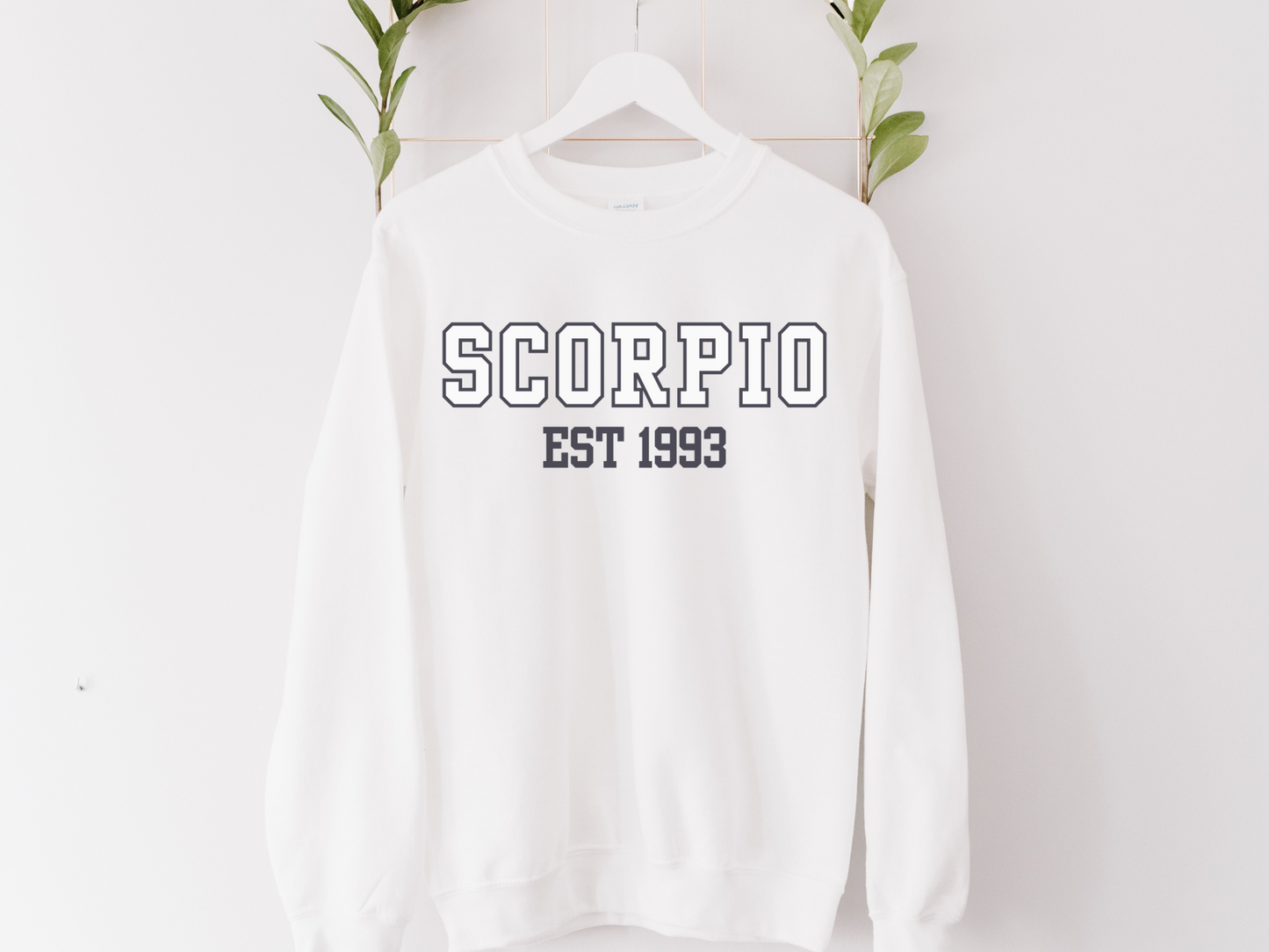 Personalized Scorpio Birth Year Sweatshirt