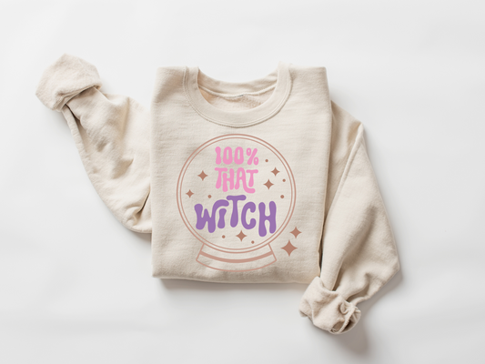 Halloween 100% That Witch Sweatshirt