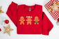 Christmas Cute Gingerbread Men Sweatshirt