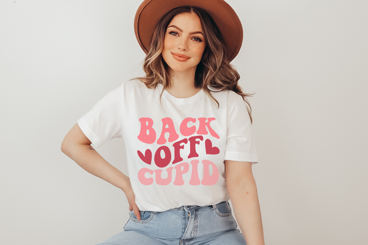 Valentine's Day Back Off Cupid Graphic Tee