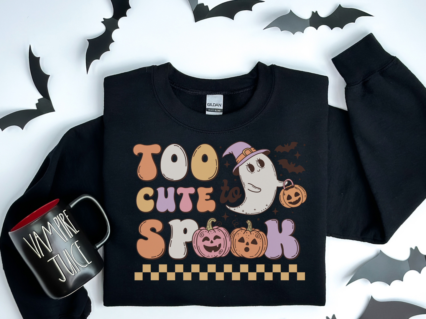 Halloween Too Cute to Spook Sweatshirt