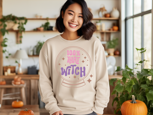 Halloween 100% That Witch Sweatshirt