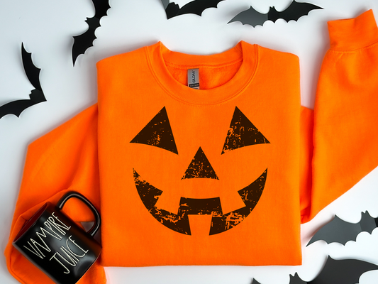 Halloween Jack o Lantern Sweatshirt