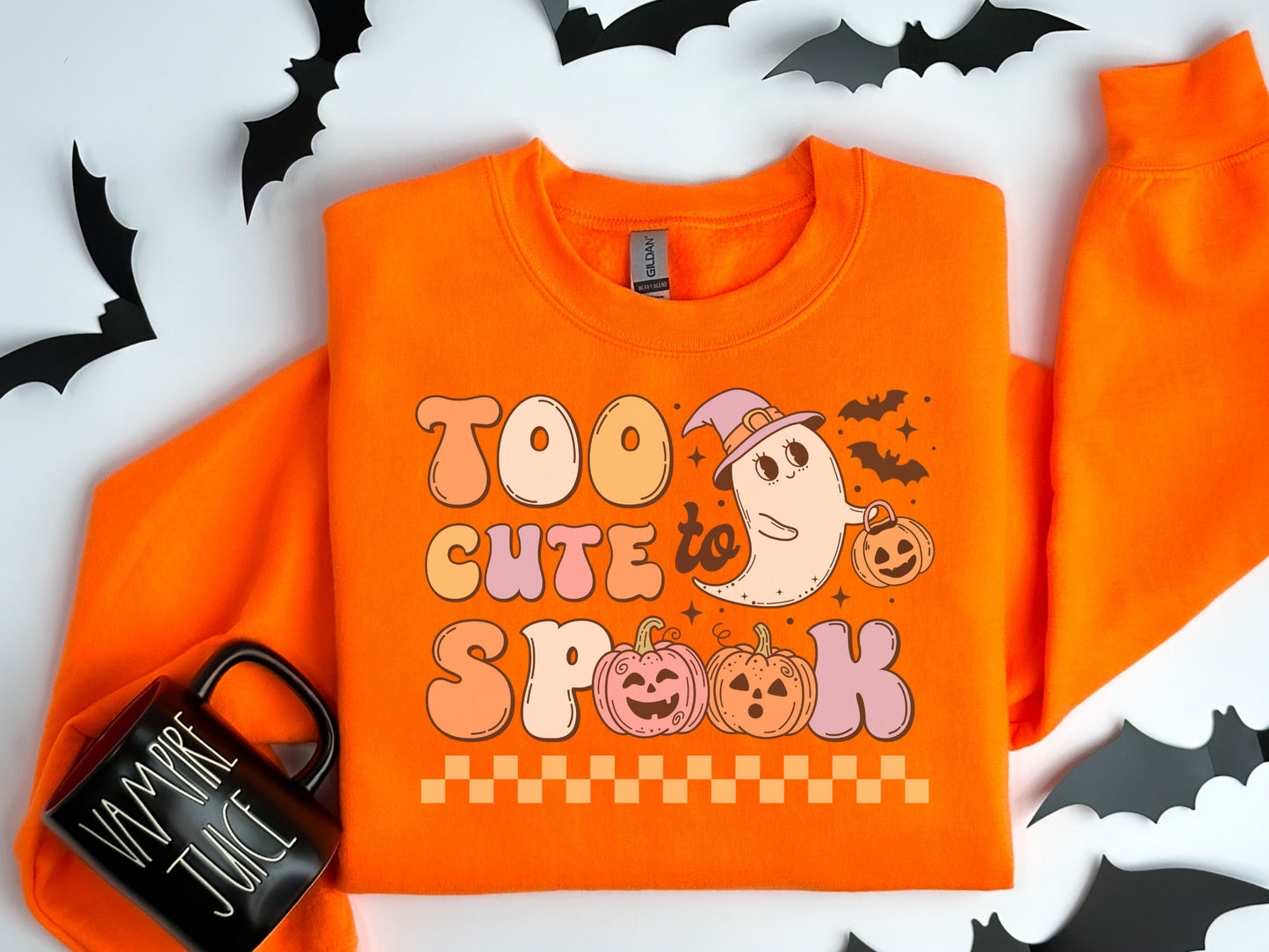 Halloween Too Cute to Spook Sweatshirt