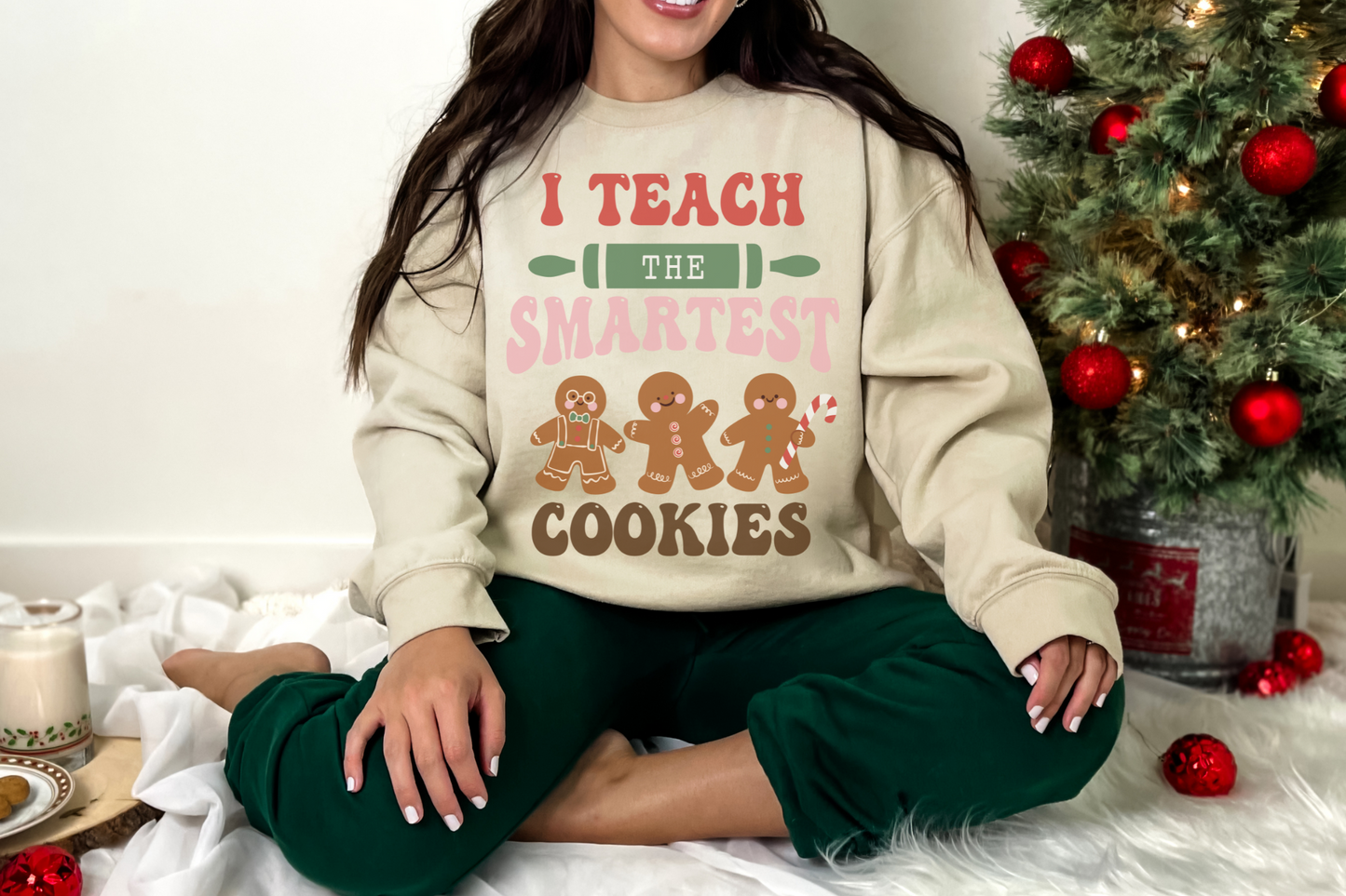 Christmas Teach the Smartest Cookies Sweatshirt