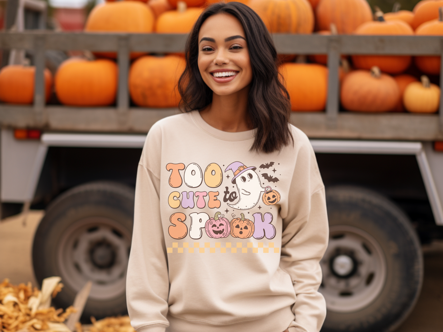 Halloween Too Cute to Spook Sweatshirt