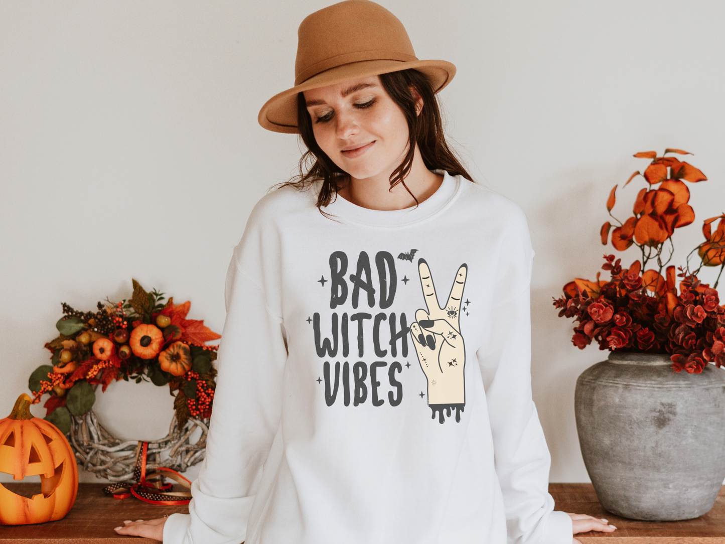 Halloween Bad Witch Vibes Sweatshirt