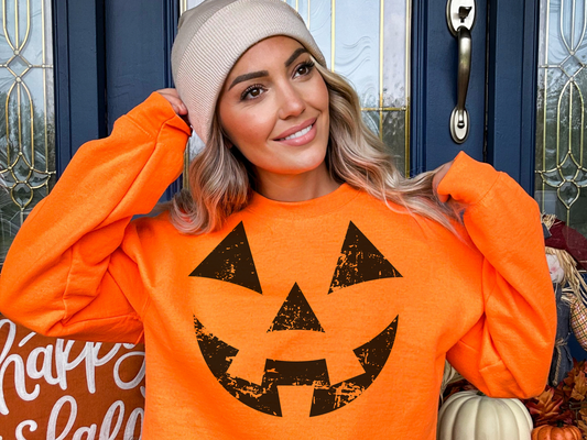 Halloween Jack o Lantern Sweatshirt