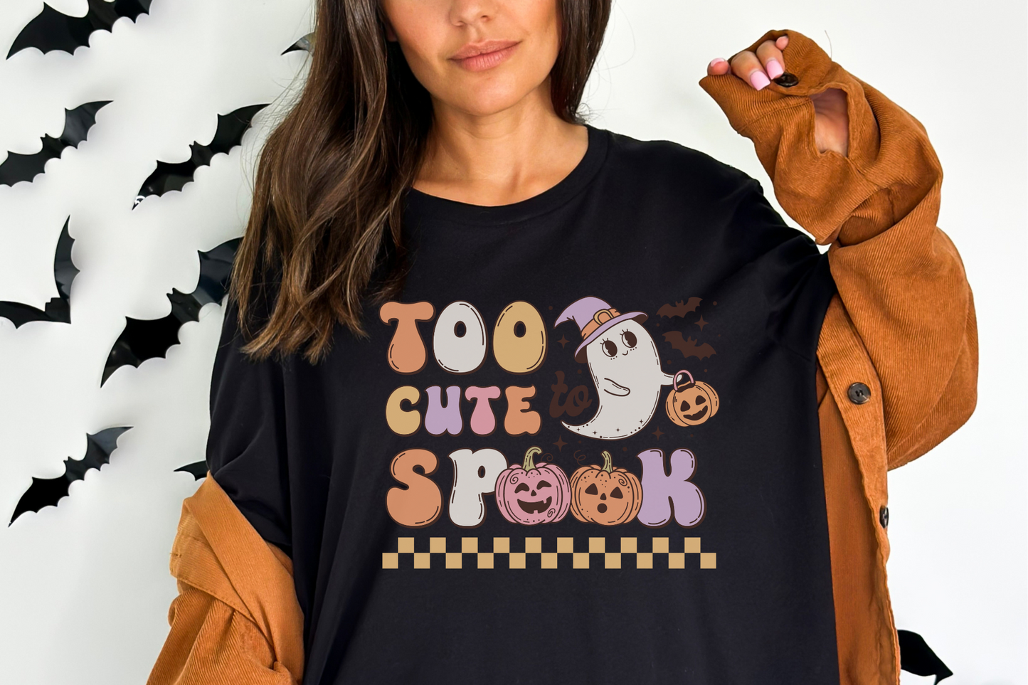 Halloween Too Cute to Spook Graphic Tee