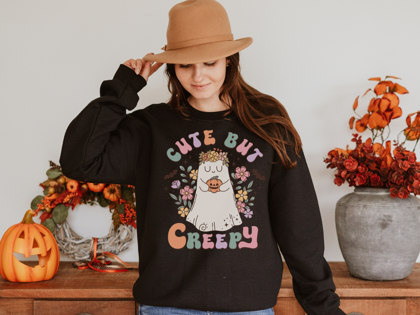 Halloween Cute but Creepy Sweatshirt