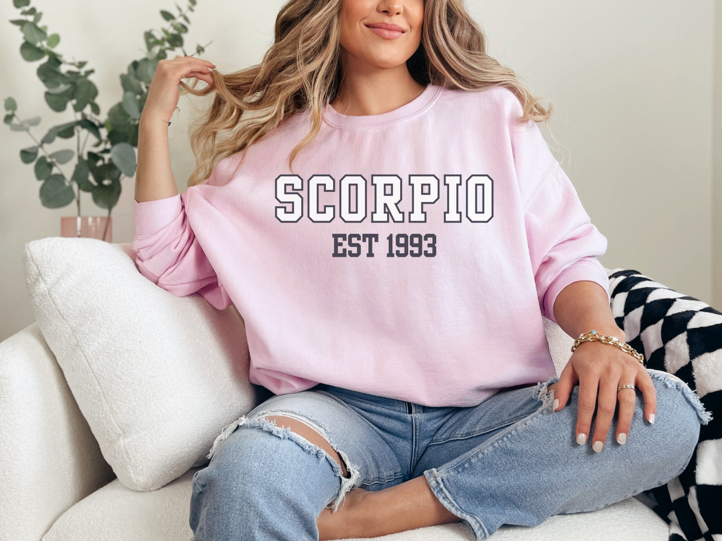 Personalized Scorpio Birth Year Sweatshirt