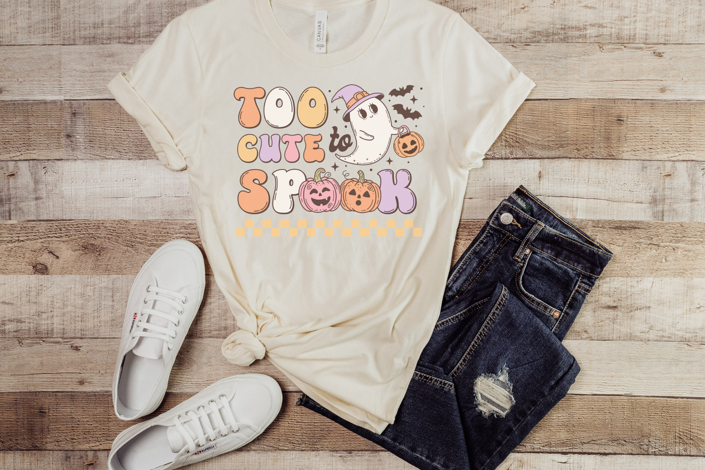 Halloween Too Cute to Spook Graphic Tee