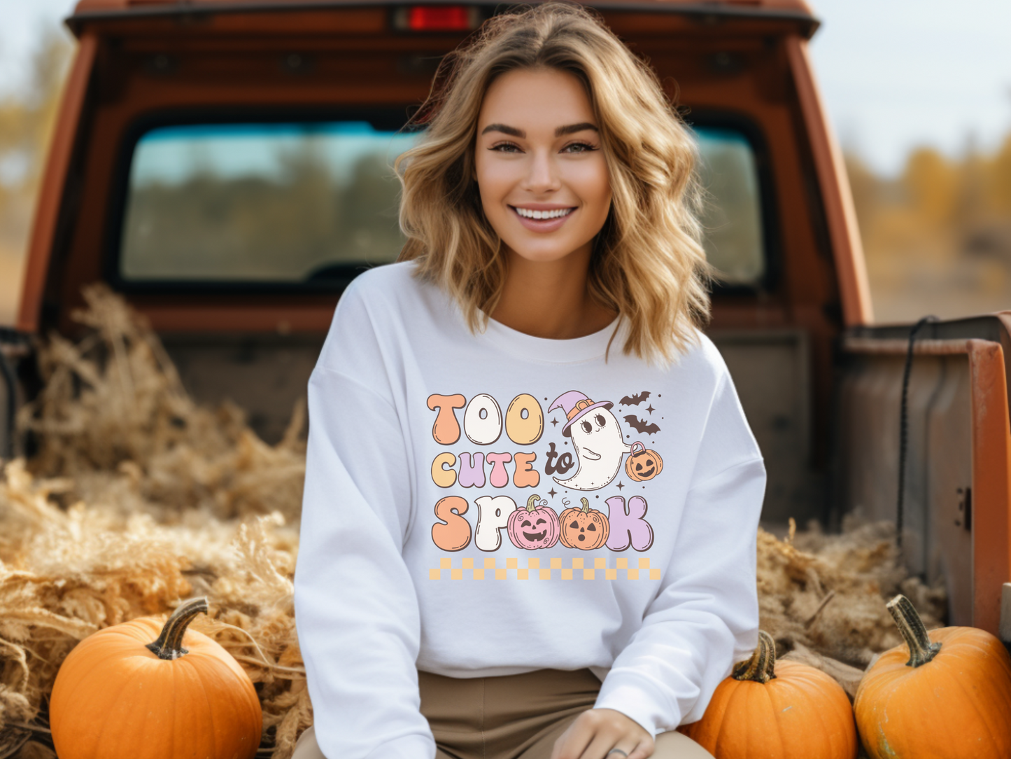 Halloween Too Cute to Spook Sweatshirt