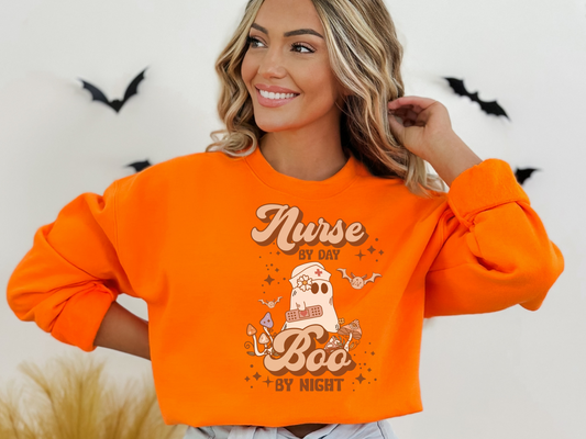 Halloween Nurse By Day Sweatshirt