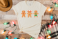 Christmas Cute Gingerbread Men Graphic Tee