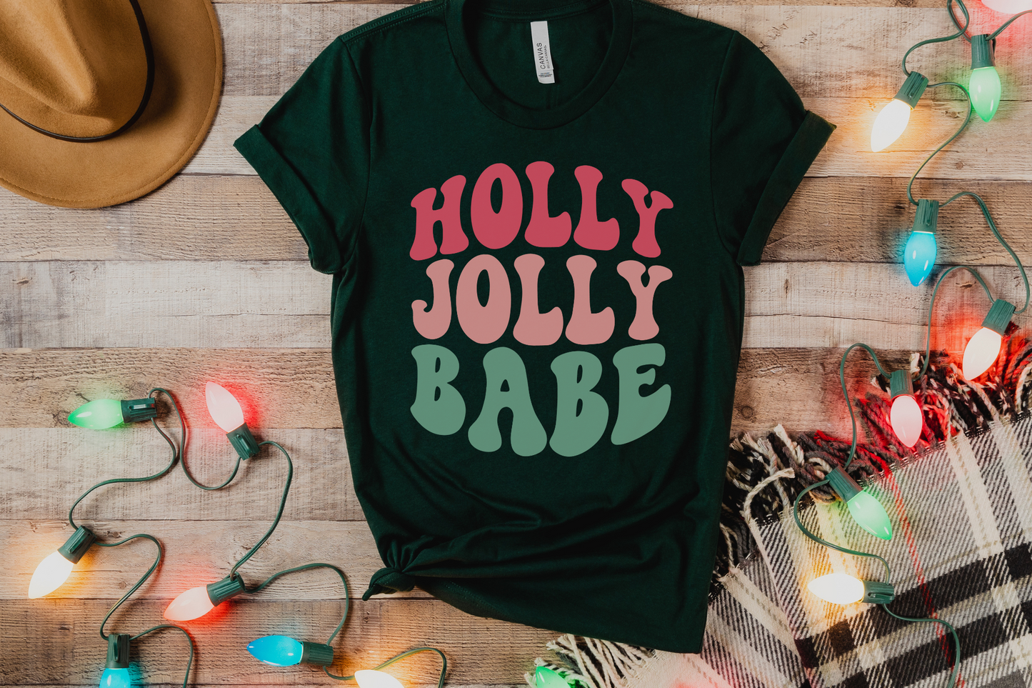 Christmas Holly Jolly Babe Graphic Tee