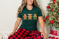 Christmas Cute Gingerbread Men Graphic Tee