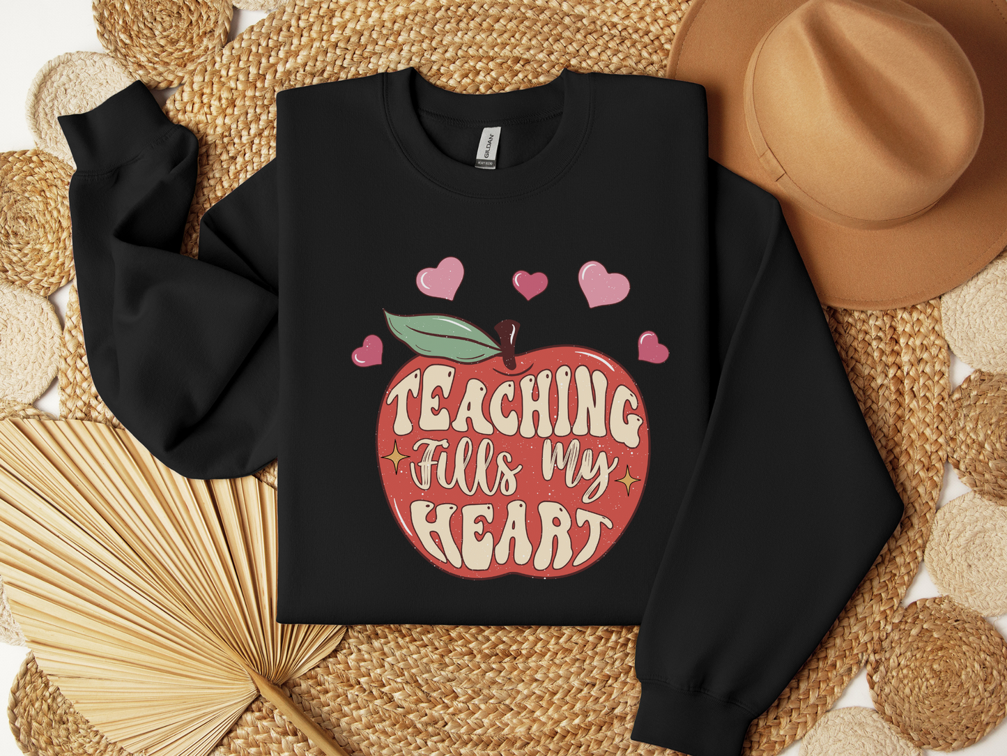 Valentine's Day Teaching Fills My Heart Sweatshirt