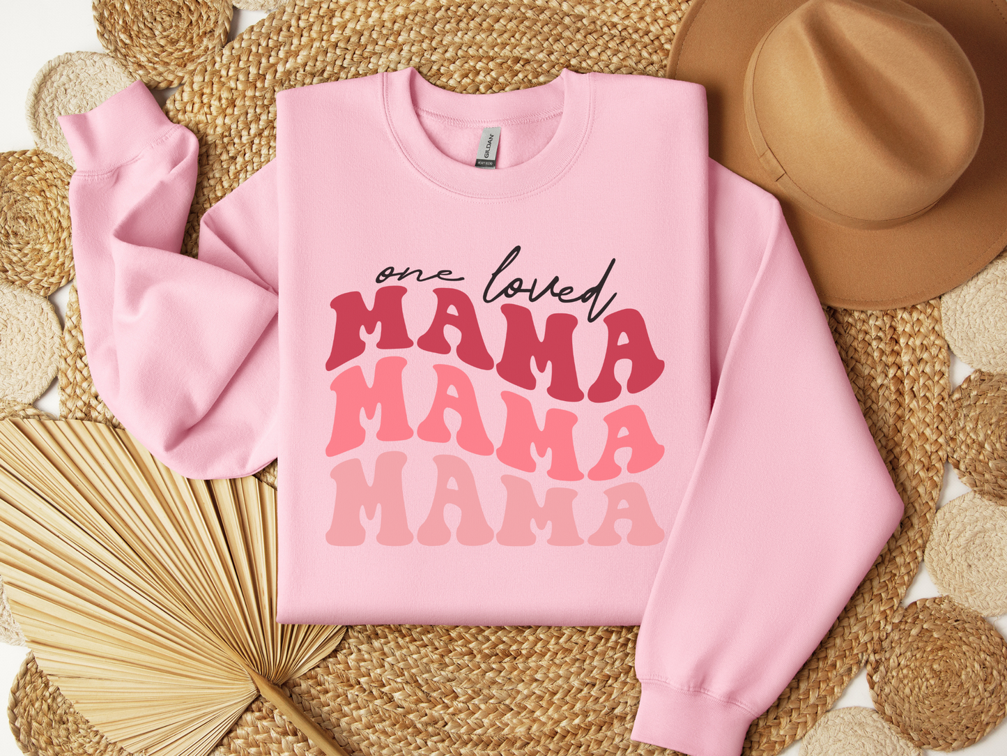 Valentine's Day One Loved Mama Sweatshirt