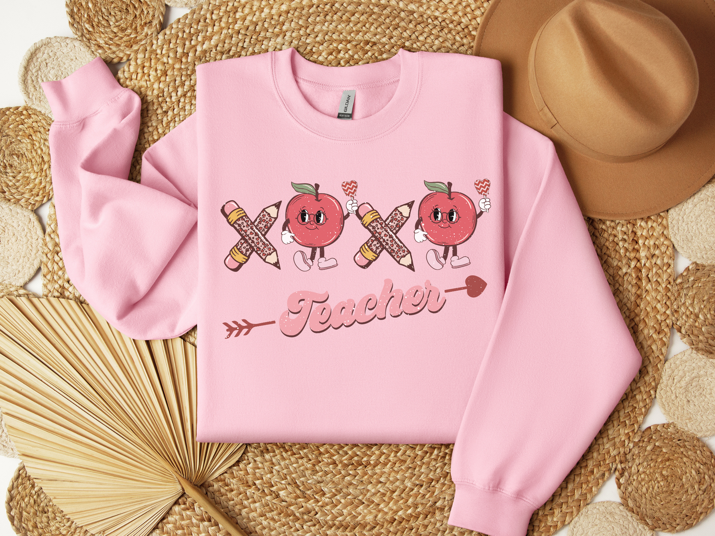 Valentine's Day XOXO Teacher Sweatshirt