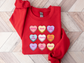 Valentine's Day Teacher Candy Hearts Sweatshirt