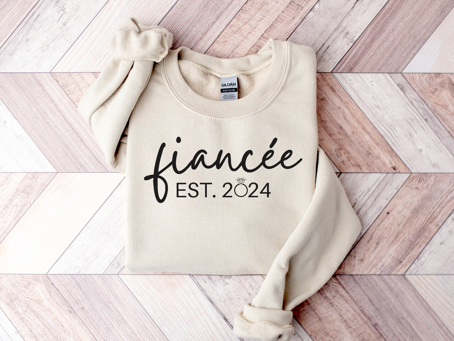 Personalized Fiancée Sweatshirt