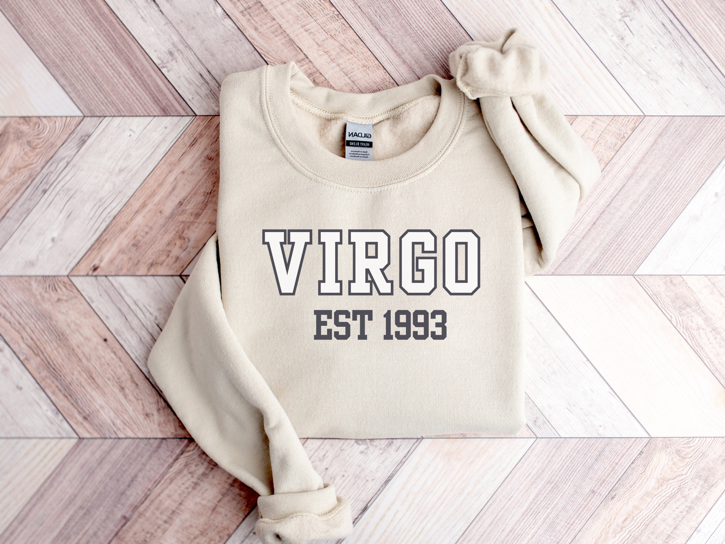 Personalized Virgo Birth Year Sweatshirt