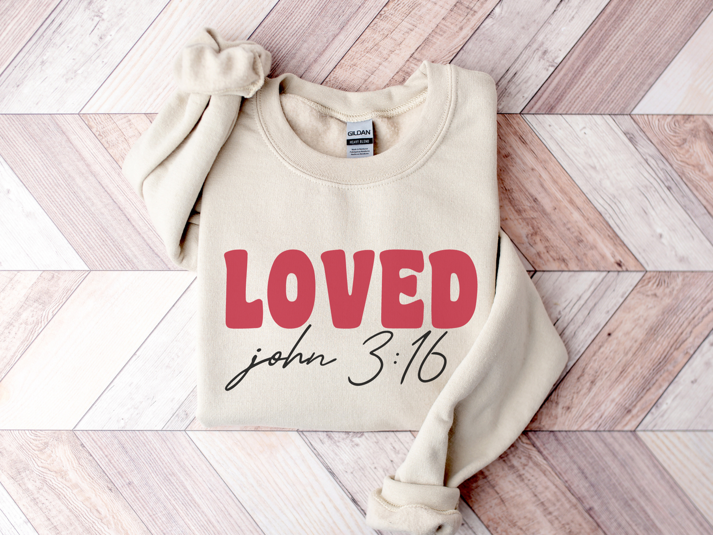 Valentine's Day Christian John 3:16 Sweatshirt