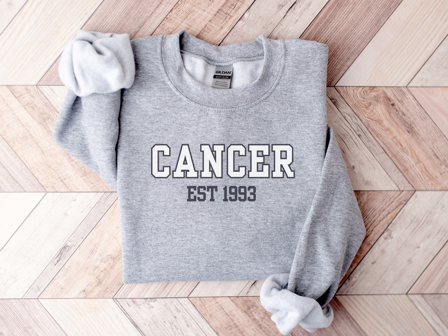 Personalized Cancer Birth Year Sweatshirt