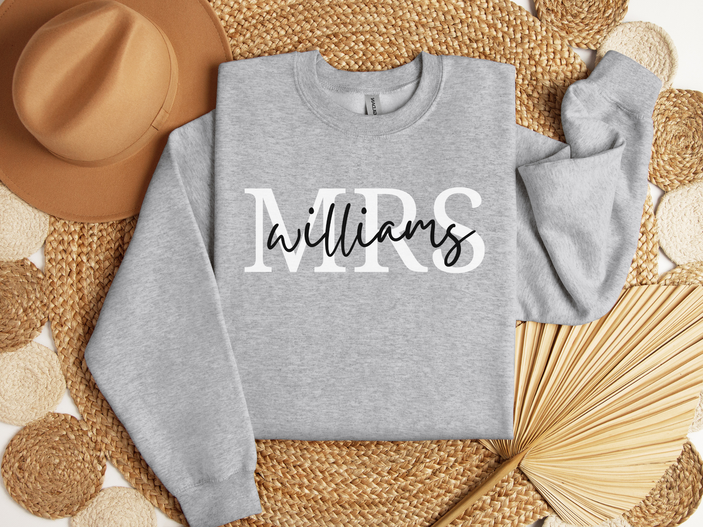 Personalized Newly Engaged MRS Sweatshirt