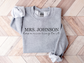 Personalized Newlywed Has a Nice Ring to It Sweatshirt